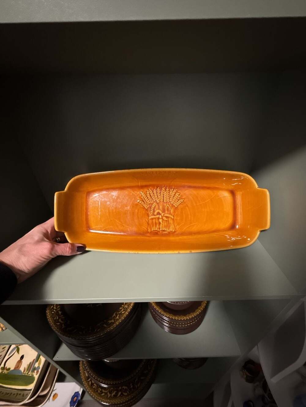 Franciscan Wheat Harvest Bread Tray Size 15 Inch
